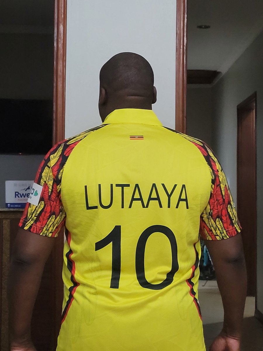 Honoured to be one of the first to receive the @CricketUganda playing jersey, personalized, for the T20 Cricket World Cup 2024 in the USA and the Caribbean; where Uganda 🇺🇬 is in Group C! Will be there in the kit to support the lads! Much appreciated @CricketUganda @Jackavuma1