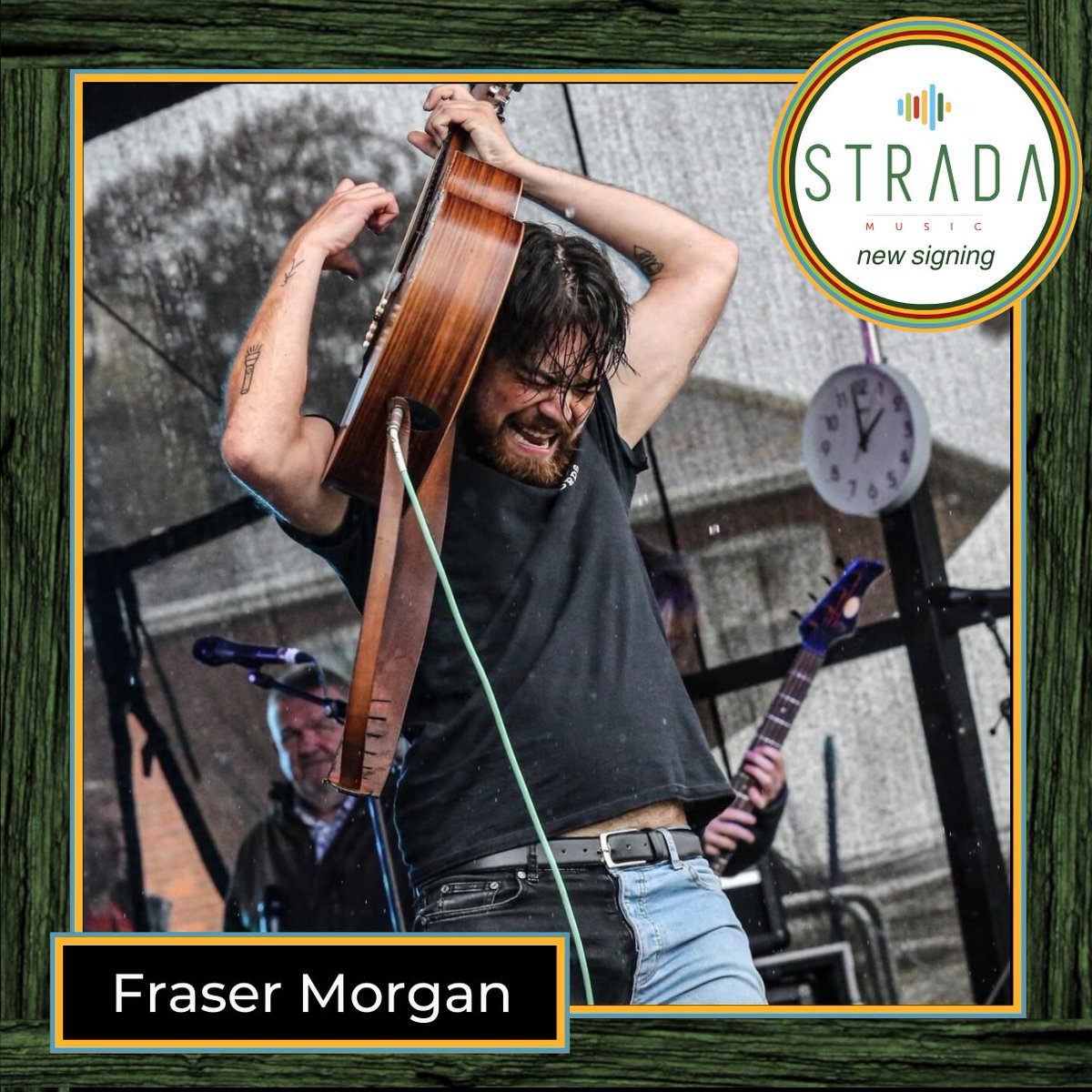 📣NEW SIGNING @FraserMorganUK 🎊 We are very proud to welcome Fraser Morgan to our roster, working with agent Cameron Pettit and can’t wait to get their show on the road🚐. Read Read More | Bookings ↙ stradamusic.com/artist/fraser-… #frasermorgan #acousticpunk