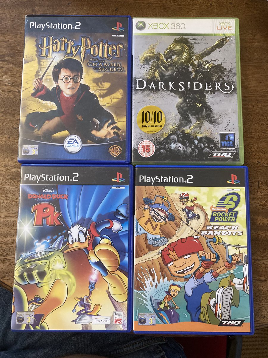 Staying in a little cottage for a few days with the family, called by a few charity shops…. always looking out for the next pickup! #Gamer