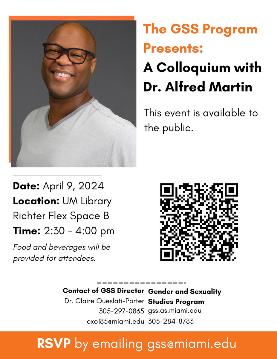 If you're around Miami and available, I'll be giving a talk on next Tuesday on campus. It's free and open to the public and I'd LOVE to see your face in the crowd.