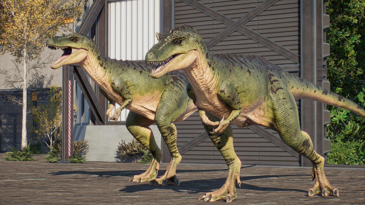 DankTorvosaurus on Discord watches on as two mighty beasts make their presence known.