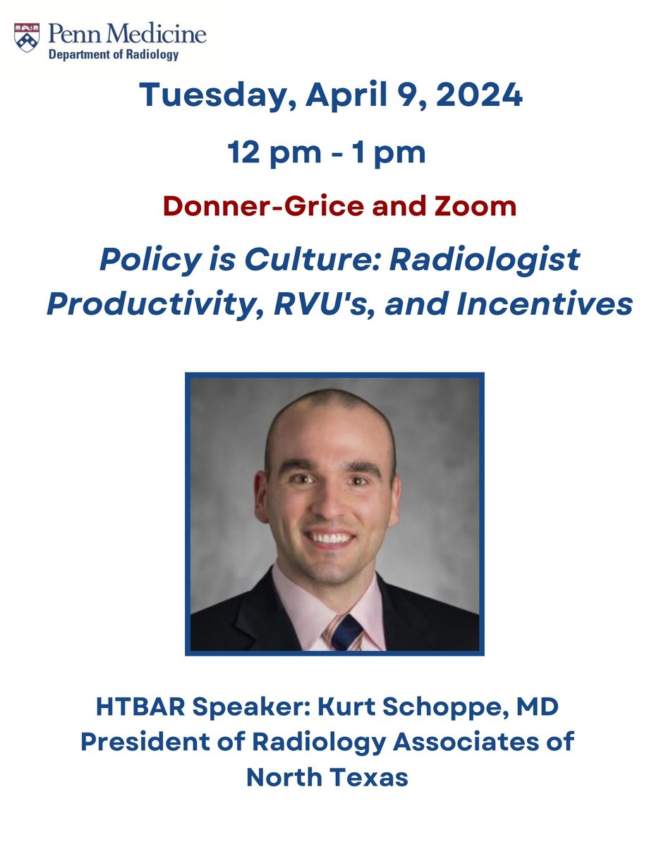 Coming to you live all the way from Texas, HTBAR Speaker Dr. @KurtSchoppe will lecture next week at Grand Rounds. 🤠