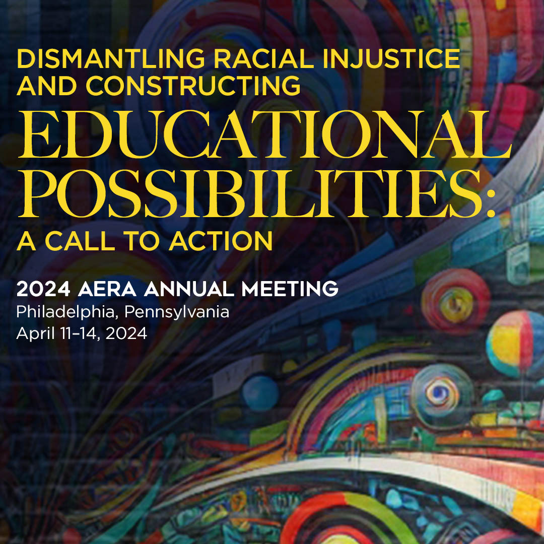 The 2024 AERA Annual Meeting is this April 11-14! With over 2,500 sessions to choose from, the event will offer opportunities to learn from prominent scholars, discover the latest research, and engage in stimulating conversations. aera.net/AERA24