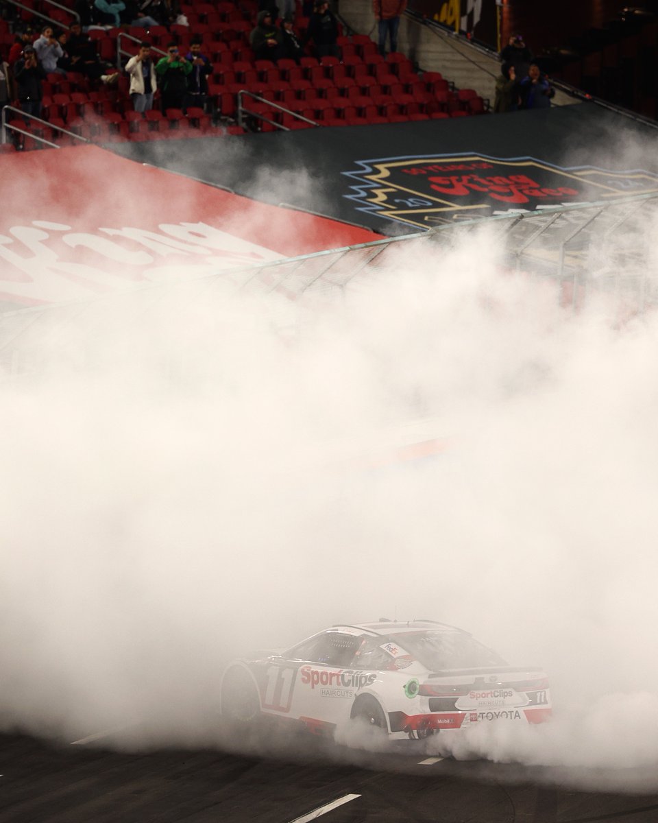 The first of many burnouts this season!