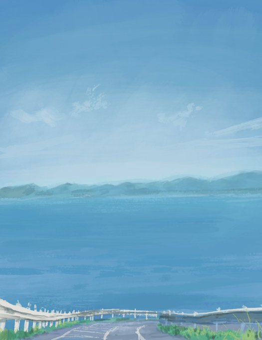 色と背景練習 