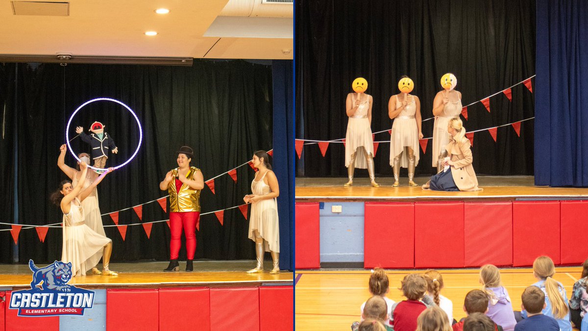 K-3rd graders saw a visiting performance of 'Katie: The Strongest of the Strong' by Opera Saratoga's Opera-to-Go program (w/ guest star, Mrs. Dingman)! The show takes the audience thru a story about Katie Sandwina, the real-life strongwoman & activist for women's right to vote.