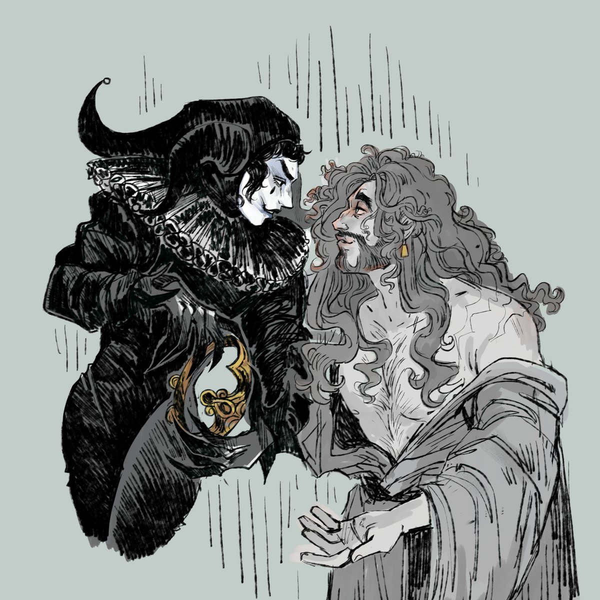 wyrmwright's tweet photo. Day 1. (Kept From) Holding Court
#aprilfoolschallenge #aprilfoolsart https://t.co/iHP9ho78RU