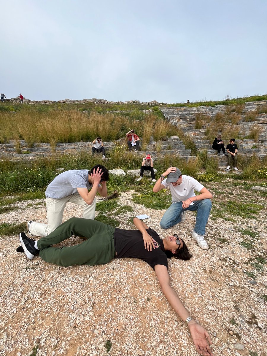 The Apollo to one’s Artemis, the Castor to one’s Pollux, the silly photo to one’s serious… 

No Hampton Classics trip would be complete without the best silly photo competition! Featuring ancient headphones, cramped culs-de-sac and performances worthy of the Panathenaia!