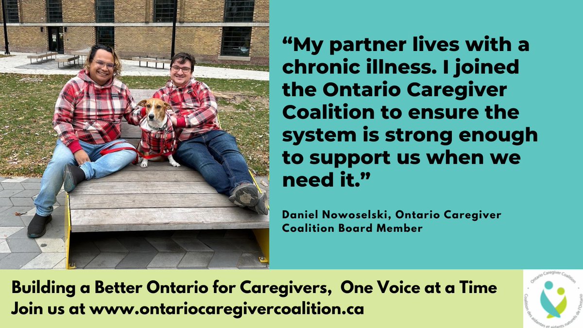 We're raising our voices for #caregivers across Ontario! Join us in advocating for change and championing the rights of those who selflessly care for others. #CaregiverRights #Advocacy #onpoli #caregiving #publicpolicy #onhealth