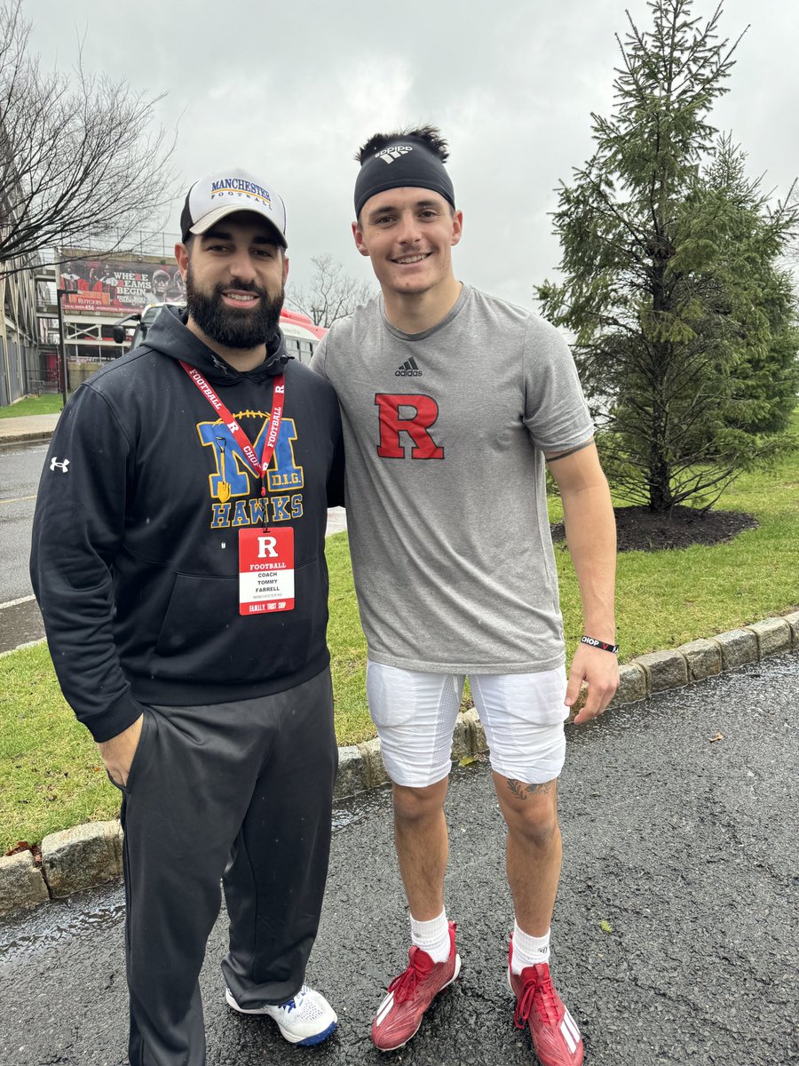 Coach Tommy Farrell (@coachtfarrell) on Twitter photo Learned so much today at the <a href="/RFootball/">Rutgers Football 🪓</a> spring practice! Thank you <a href="/coachharasymiak/">Joe Harasymiak</a> <a href="/jgsusanjr/">JOSEPH G. SUSAN JR.</a> for the opportunity.
Also got to see little bro ball out! So proud of him ✊🏻<a href="/zachgoodale_1/">Zach Goodale</a> Learned so much today at the <a href="/RFootball/">Rutgers Football 🪓</a> spring practice! Thank you <a href="/coachharasymiak/">Joe Harasymiak</a> <a href="/jgsusanjr/">JOSEPH G. SUSAN JR.</a> for the opportunity.
Also got to see little bro ball out! So proud of him ✊🏻<a href="/zachgoodale_1/">Zach Goodale</a>
