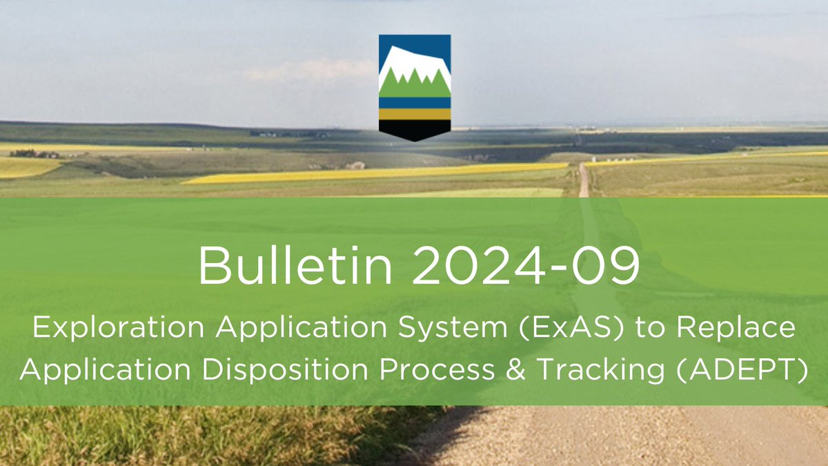 On April 15, 2024, we will move submissions for geophysical applications from Application Disposition Process and Tracking (ADEPT) to Exploration Application System (ExAS). The following submissions will be transitioning: ✔ Preliminary GEO application submissions ✔ Amendment…