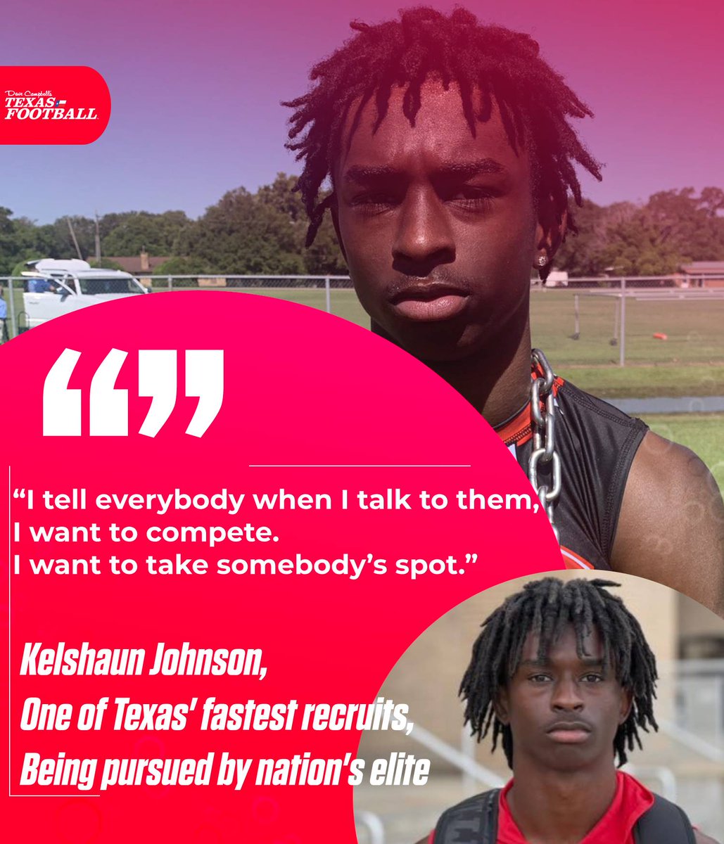 Kelshaun Johnson ain't backing down from nobody 😤 texasfootball.com/kelshaun-johns… @kelshaunj8 | @HHSstrength | #dctf #txhsfb