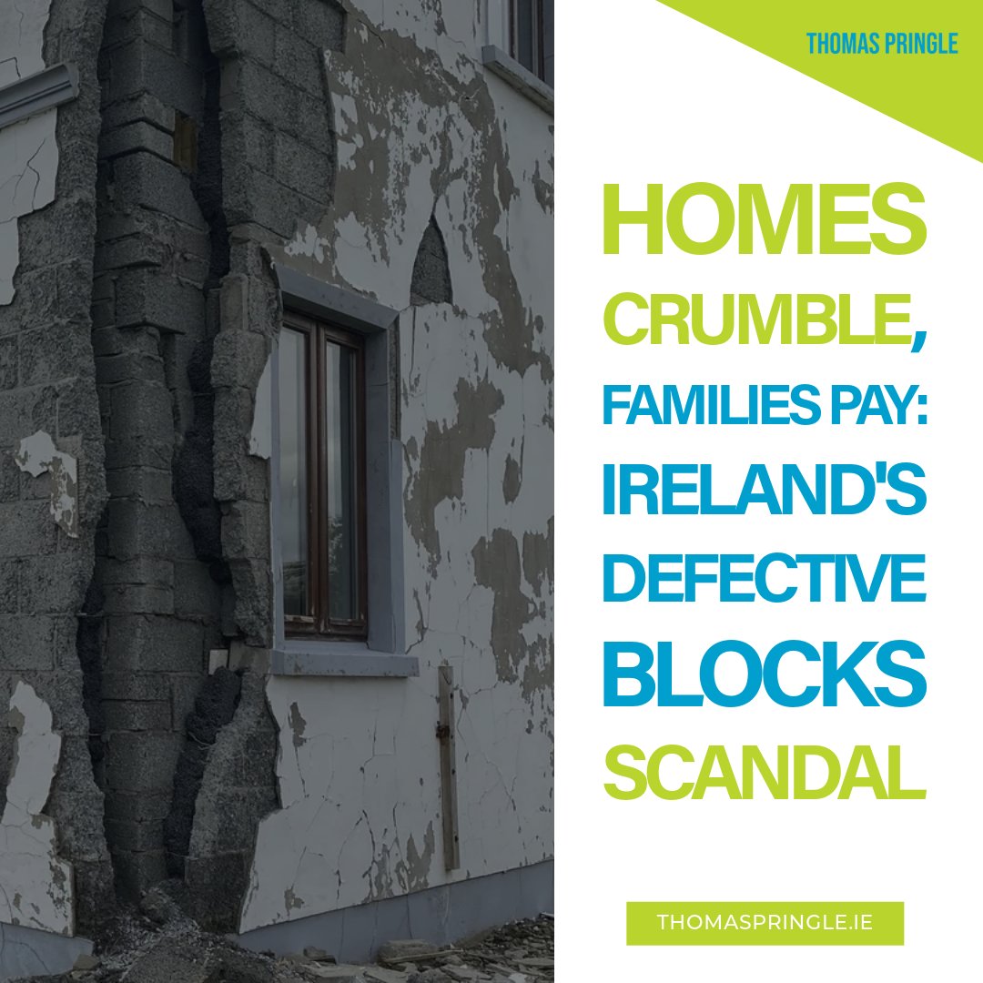 I fully endorse The People’s Document and want to credit the campaigners who brought it forward. Homeowners affected by defective blocks have carried the cost of this crisis. We need 100% redress & safeguards to prevent this from happening again! thomaspringle.ie/2024/04/02/pri…