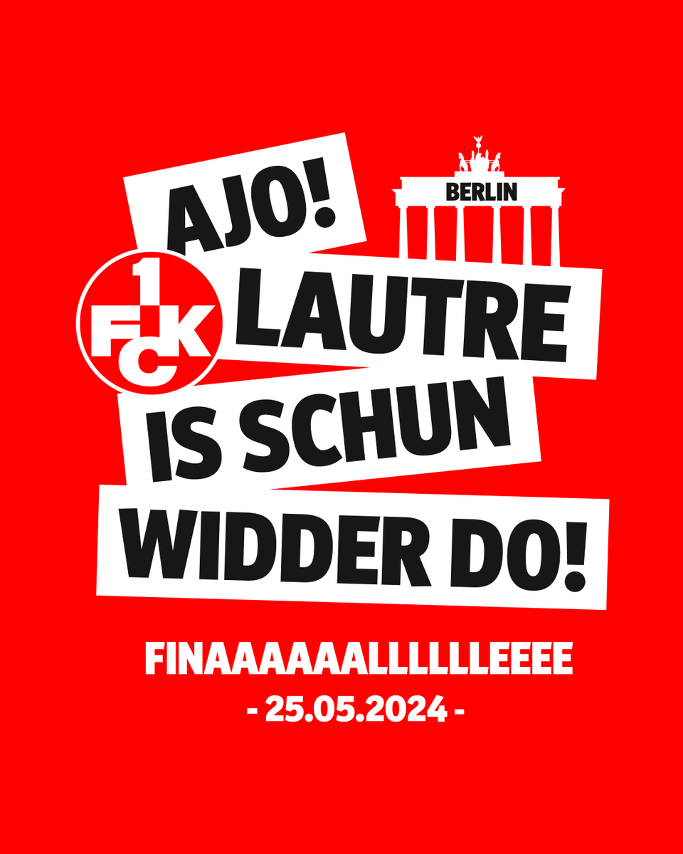 Schlusspfiff in Saarbrücken! Es ist vollbracht, der #FCK schlägt den FCS mit 2:0 und steht zum ersten Mal seit 2003 im Finale um den #DFBPokal. 🙌 Berlin, Berlin... #Betze #FCSFCK