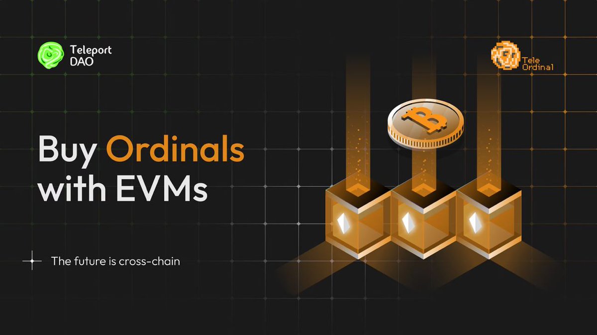 Trade Ordinals like Never Before with TeleOrdinal.xyz ⚡️ Unlock the power of cross-chain freedom and experience secure, fast, and decentralized trading with TeleOrdinal! From any EVM to Bitcoin, enjoy seamless transactions and limitless possibilities🚀