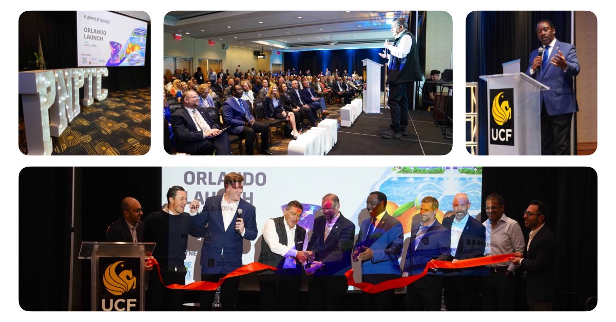 "We are building this for startups to thrive, corporations to innovate, &amp; cities to evolve." Thank you <a href="/OCFLMayor/">Orange County Mayor Jerry L. Demings</a> for the welcome to Orlando, FL, home to our new <a href="/PlugandPlayTC/">Plug and Play Tech Center</a> office. We have partnered with <a href="/OrangeCoFL/">Orange County FL</a>, <a href="/DukeEnergy/">Duke Energy</a>, <a href="/UCF/">UCF</a>, &amp; <a href="/TavistockDevCo/">Tavistock Development Company</a> to make this happen.