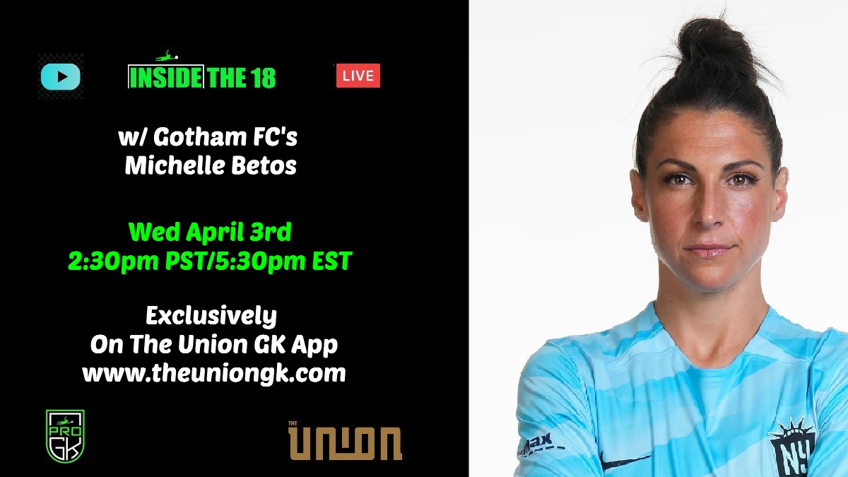 Insiders! 💥🚨⬅️ Going Live Wed April 3rd w/ @GothamFC @MichelleBetos 'The Veteran GK's Role In Learning Env' Join Us EXCLUSIVELY on @TheUnionGK APP & Bring Q's! (10 Minute Free Preview⬇️) theuniongk.com 4 more info & 2 sign up for 30 day free trial! #gkunion #gk