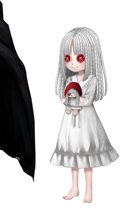 「holding doll white background」 illustration images(Latest)