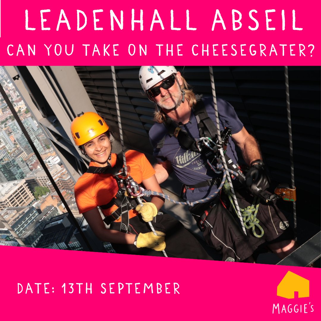 We are so excited to be back again at the Leadenhall Building for another abseil in September! Do you have what it takes to take on one of Europe’s tallest abseils? Click the link below for more information and to sign up! leadenhallabseil24.eventbrite.co.uk
