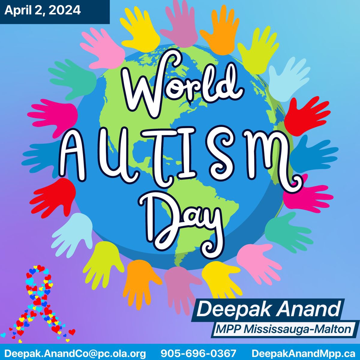 #Dyk approximately 135,000 Ontarians are on the autism spectrum? #Autism can take many forms and impact people in a variety of ways. On #AutismAwarenessDay let’s acknowledge the challenges faced by & celebrate the contributions of those living with Autism. autismontario.com