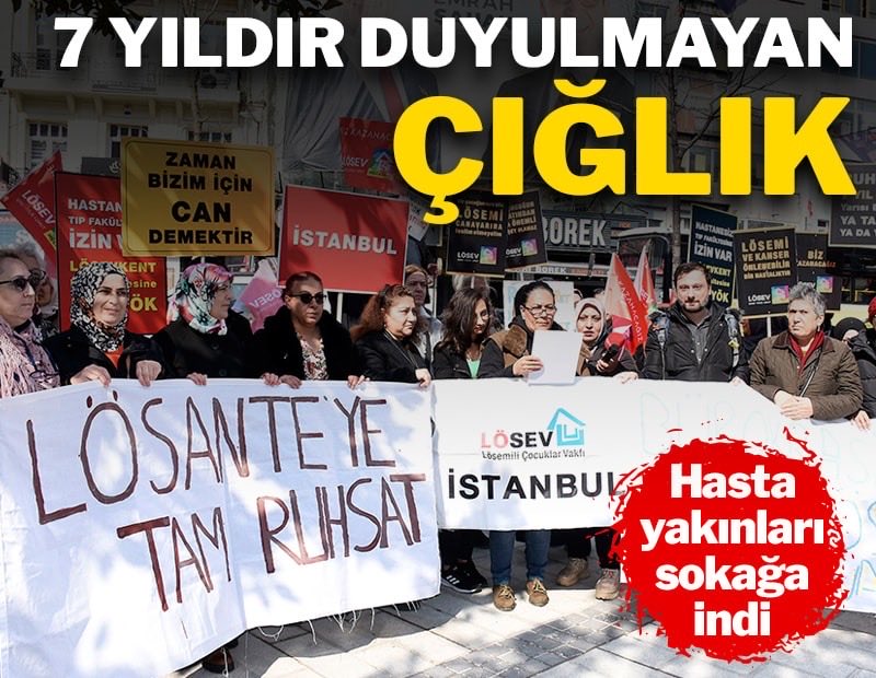 4️⃣-TAM 7 YILDIR SUSTUK SABIRLA BEKLEDİK. Bıçak kemiğe saplandı artık 7 YILDIR DUYULMAYAN ÇIĞLIĞI 85 milyonun duyacağı şekilde sokaklarda haykırdık. Sağlık Bakanından TAM RUHSAT YÖK’ten LösevKent Üniversitemize bir İMZA istedik Yine de aldırmadınız , yavrularımıza çok gördünüz