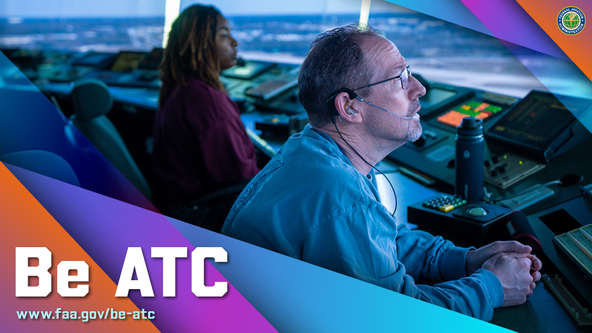 We're hiring entry-level FAA air traffic controllers from April 19-22. Controllers are critical to maintaining the safety of the U.S. airspace 24/7. Learn more about this essential and rewarding career at faa.gov/be-atc. #BeATC