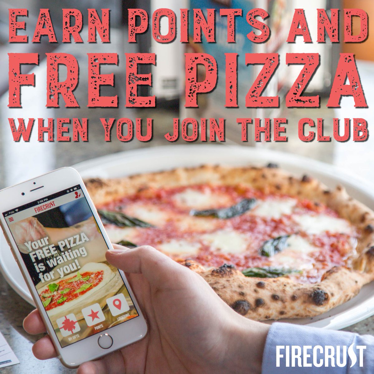 Time to get your free pizza! Don't forget to join our rewards program! Link is in the bio! 🤩 . . . . #firecrust #custompizza #customsalad #custompasta #premiumtoppings #neapolitanpizza #ilovepizza #bestpizza #instagood #pizzalove #yummy #foodie #amazing #wherevancouver