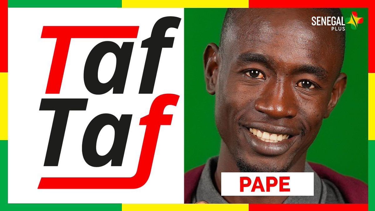 Senegalplus's tweet photo. #TafTaf Pape Diabaye, ce soir à 21h 🔔 https://t.co/sm1rvffm1D