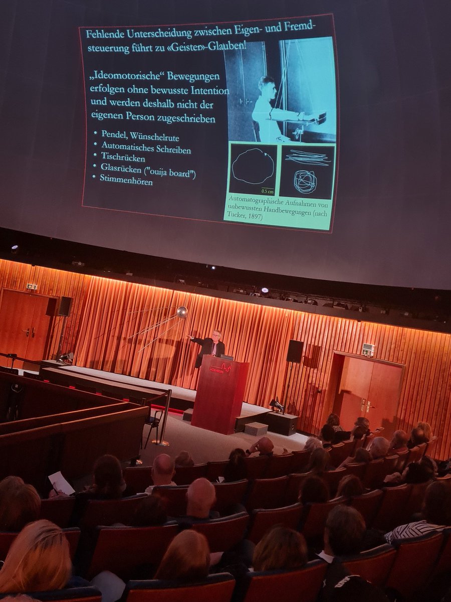 Prof. Dr. Peter Brugger spricht im Planetarium #Nürnberg über die Neurobiologie des Geisterglaubens: #vomreizdesübersinnlichen.