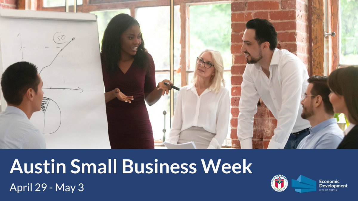🎯 Take advantage of Austin #SmallBusinessWeek with no-cost sessions during April 29-May 3. Class topics include starting a business, funding options, bookkeeping, and marketing.

Reserve your seat today👉 bit.ly/4ckqjKy