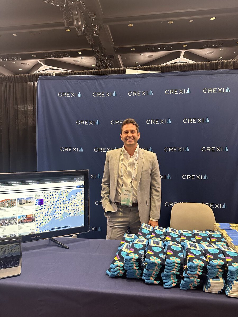 We're excited to be at @Retcon_USA 2024 in NYC! If you're around, stop by booth #87 to meet the Crexi team, learn more about our different offerings, and get some fun Crexi swag!