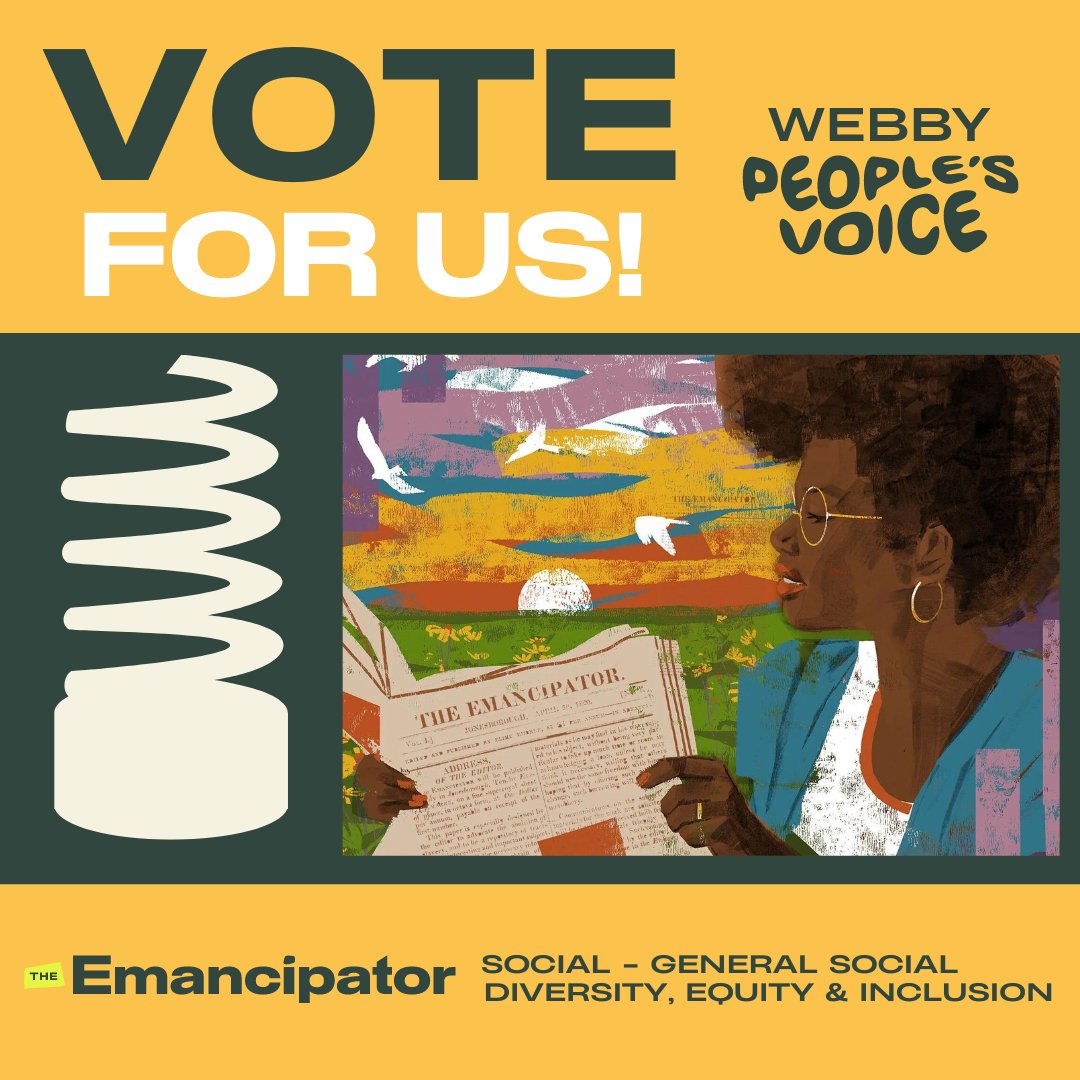 Big news! We’ve been nominated by @TheWebbyAwards! 📣 Now we need your help: We're in the running to win a People’s Voice Award! VOTE for us before Thursday, April 18: vote.webbyawards.com/PublicVoting#/…