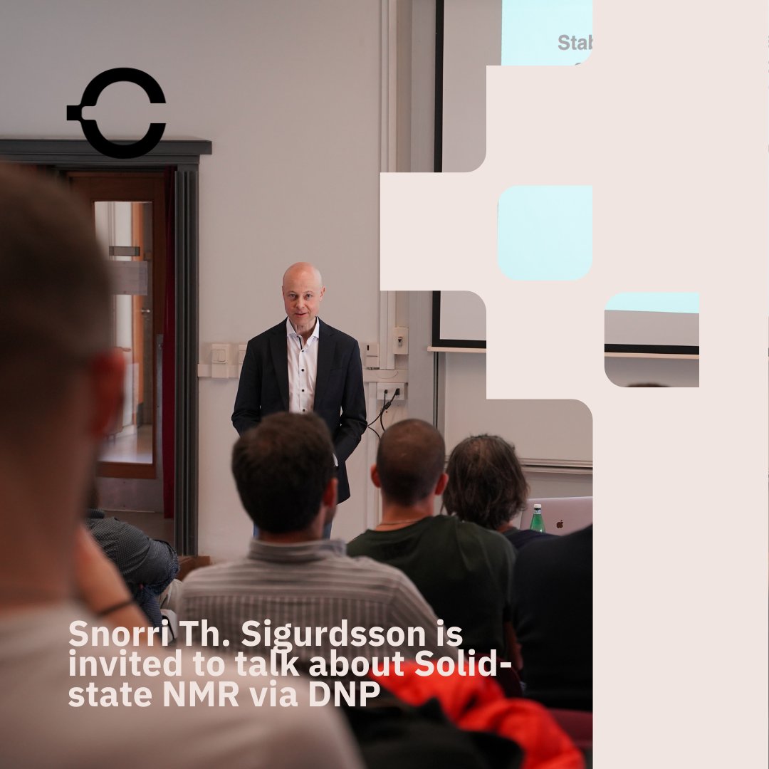 On March 21st, Professor Snorri Th. Sigurdsson, from the University of Iceland, gave a seminar about solid-state NMR via DNP and answered some questions about this instrument and its impact in CICECO‘s research. more: swki.me/CPaIqfRs