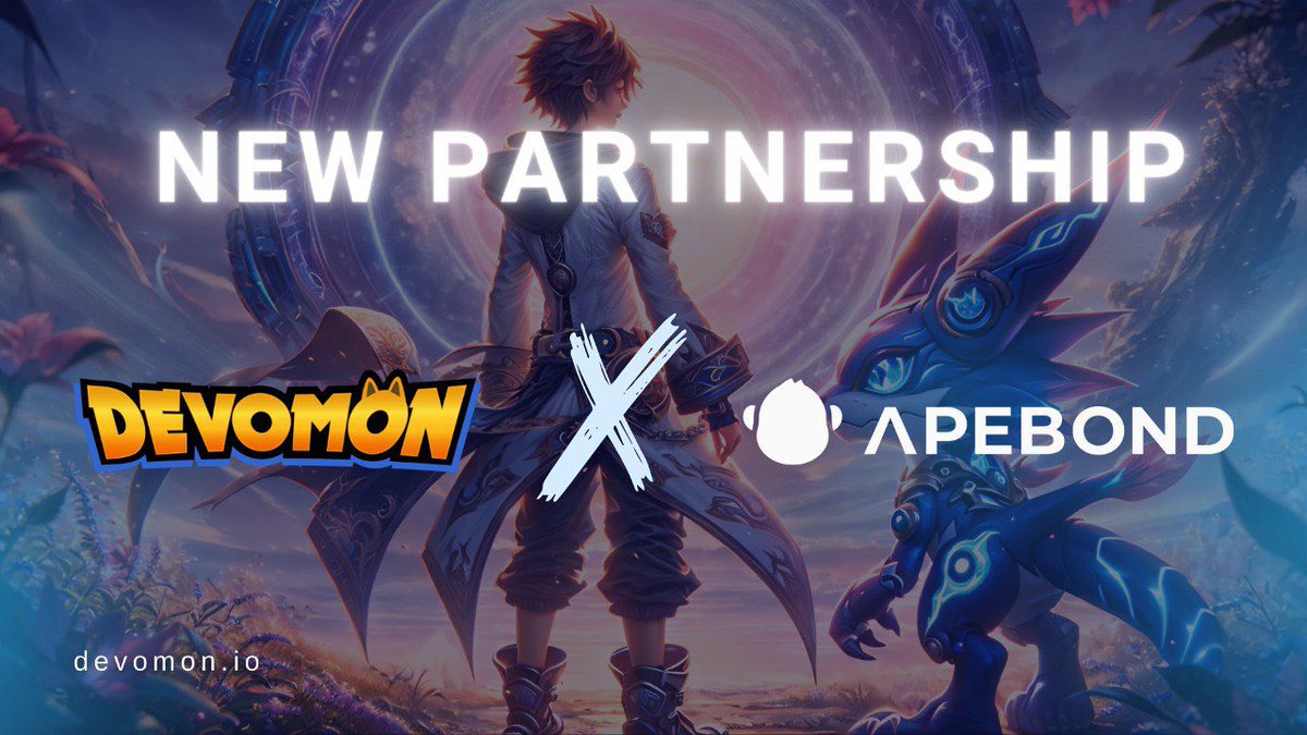 OfficialDevomon's tweet photo. Introducing our newest Partners 🐵🦊

@ApeBond are revolutionaries, building sustainable DeFi future 🚀

Get ready to see #Devomon enter a whole new world 🌍

#Callisto #ApeIn #Web3Gaming https://t.co/g7ubKYtbzm