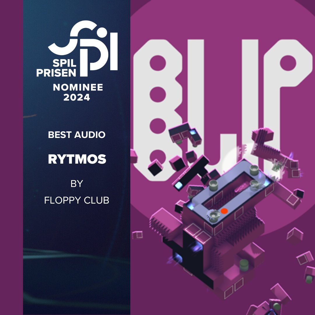 Wuu huuu 
Rytmos is nominated for Best audio, best game design, best debut and game of the year at the danish game awards. Really hard competition with games like Cocoon, what the car?, Figment and many others.