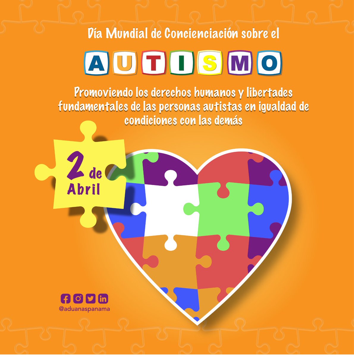 En Aduanas reconocemos y celebramos las importantes contribuciones de las personas con autismo.