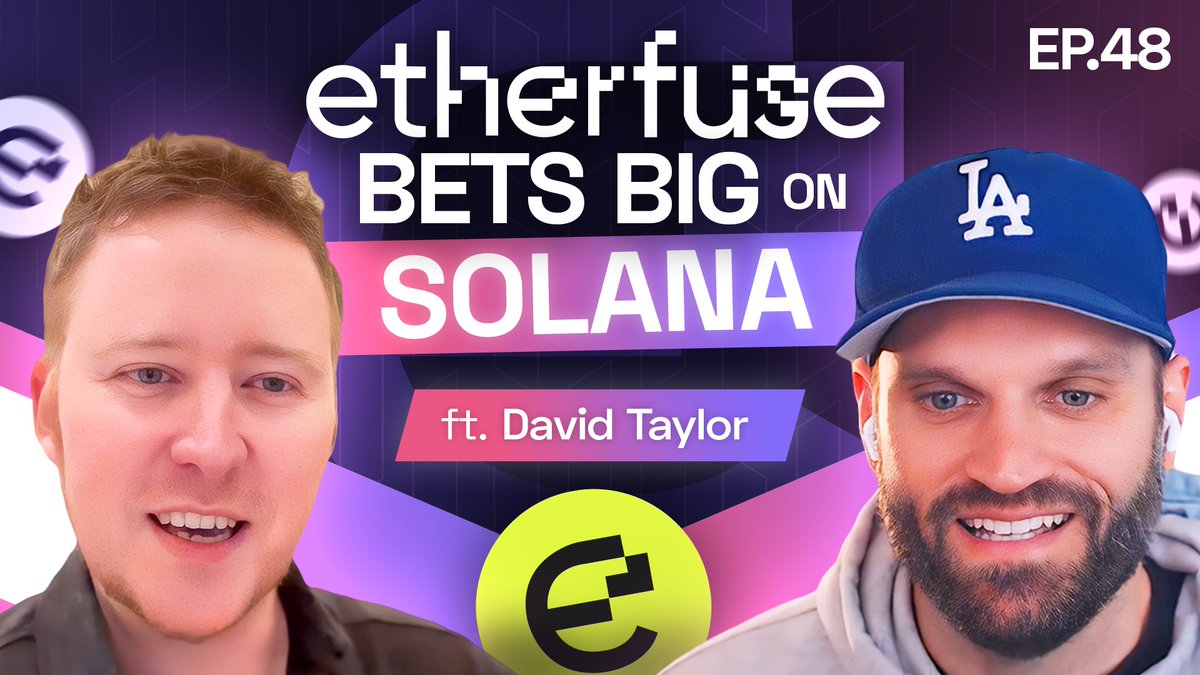 🎧Listen to the latest ep on @spotifypodcasts!! 🔥🎙 In this ep, @EtherfuseDave, CEO of @etherfuse, joins @George_harrap to discuss RWAs on the blockchain, DeFi partnerships, their 11% yield opportunity and more! Tune in here ➡ open.spotify.com/episode/36R5so…