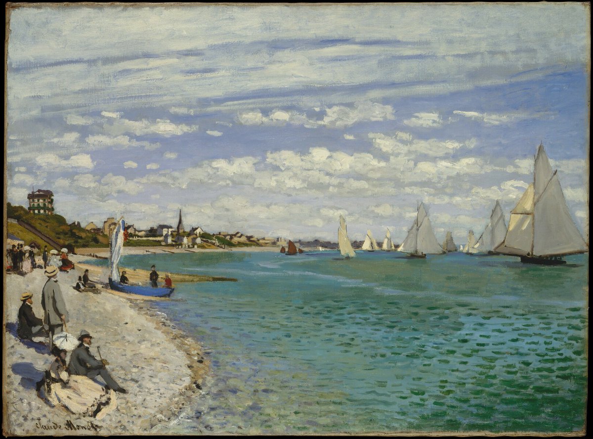 Regatta at Sainte-Adresse, 1867
Get more Monet 🍒 linktr.ee/monet_artbot