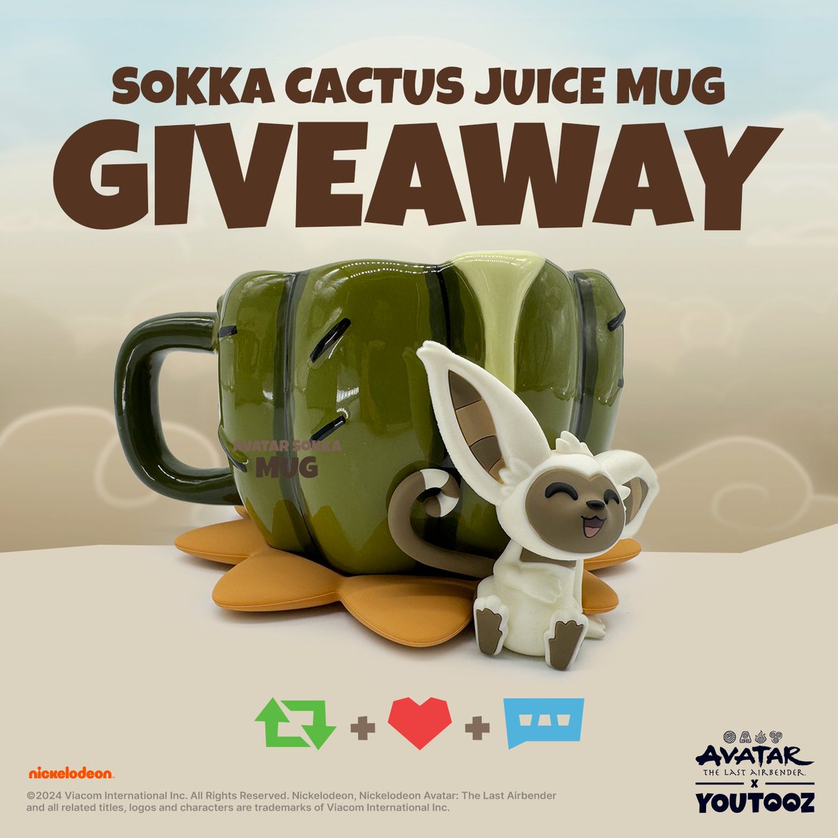 youtooz's tweet image. get a handle of this 🤣

giving away 1 mug every 250 likes until this friday 🗓️ each winner gets their choice of any cat mug or sokka's cactus juice 🌵

to enter 👉 retweet &amp;amp; like this post then comment the first thing you'd put in the mug ☕️