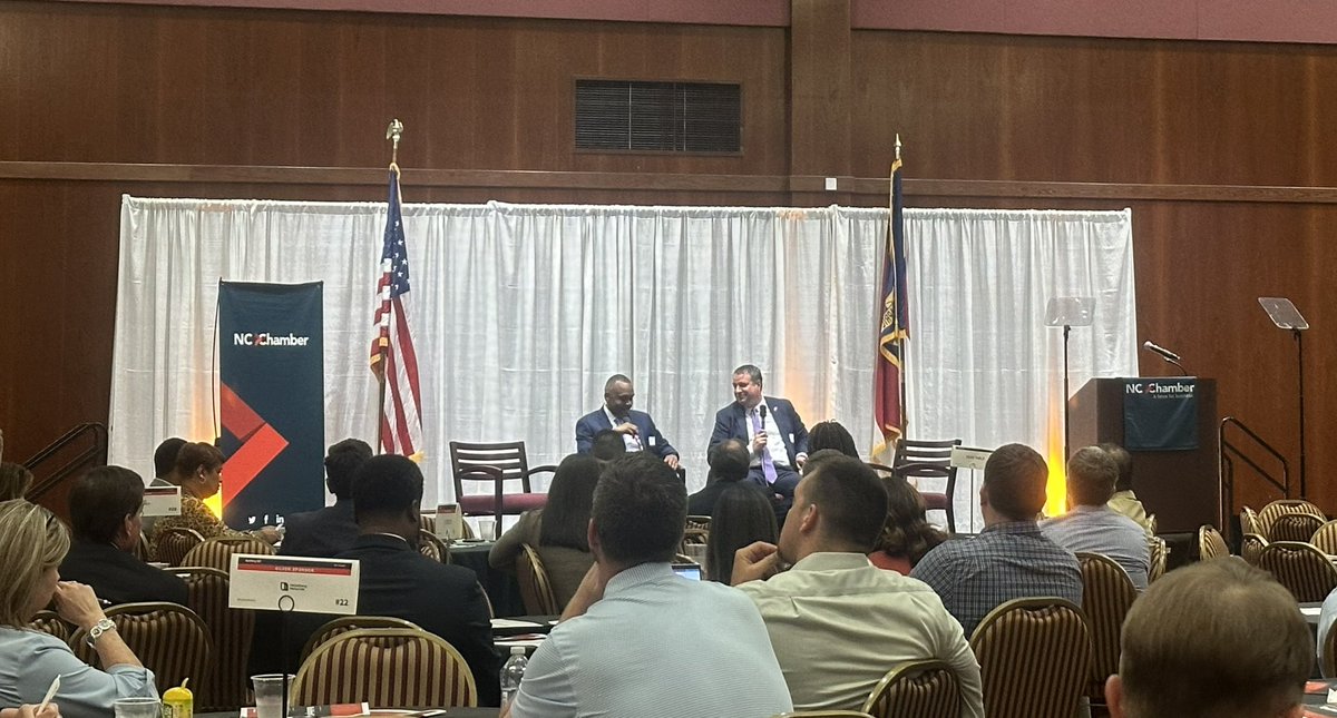 A key differentiator for economic development & site readiness is “flexibility from state and local partners to address infrastructure challenges” according to @Wolfspeed’s Brad Kohn at the @NCChamber’s #BuildingNC2024 highlights collaborative problem solving in North Carolina.