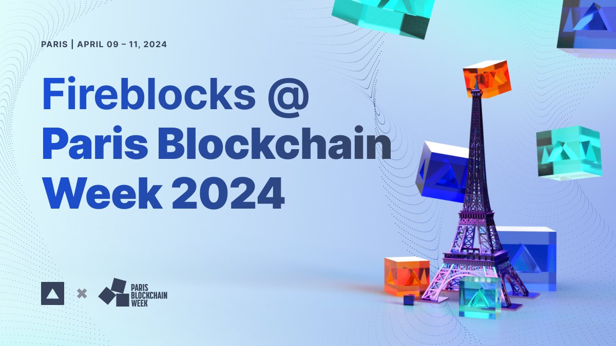 Fireblocks is hitting #ParisBlockchainWeek! 🇫🇷 Here's how you can join us: 🤝 Swing by Booth 92 to explore the Fireblocks console and chat with our team about how to secure and streamline your digital asset operations. 🚀 Join the Fireblocks x @awscloud x @boersestuttgart…