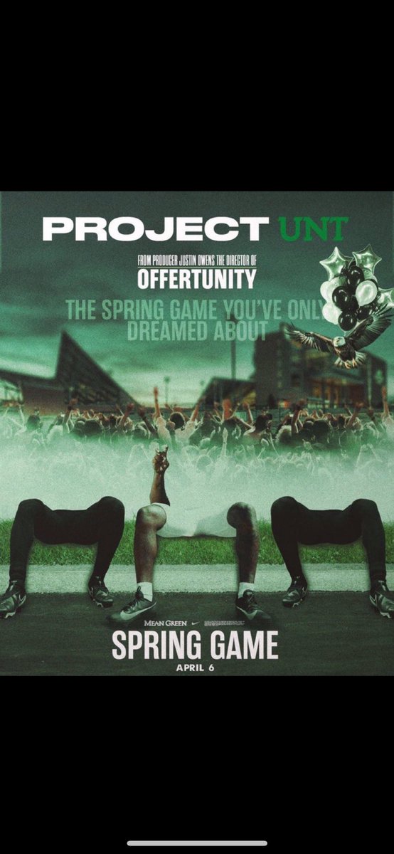 I will be at the UNT spring game this weekend  <a href="/TrustMyEyesO/">⭕️FFERTUNITY</a> #GMG