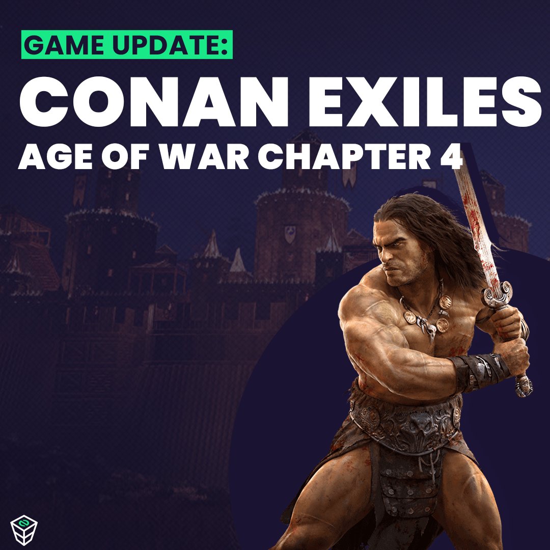Get ready for an epic adventure with the new #ConanExiles Age of War Chapter 4! ⚔️ 🆕 The update brings an expansion for the purge system, adds the new fatality system, buffs follower controls, and introduces a new Sacred Hunt. 🚀 Don't have a server yet? We've got you…
