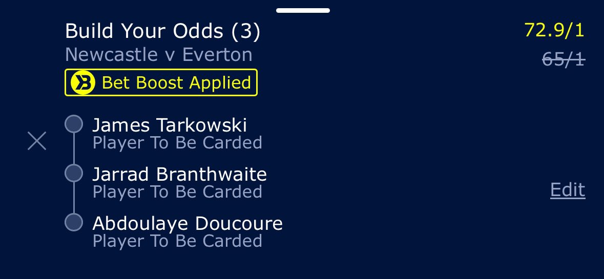 bettingvillage's tweet photo. Newcastle v Everton 🟡🔴

18+ gambleresponsibly https://t.co/7xDHfOHllo
