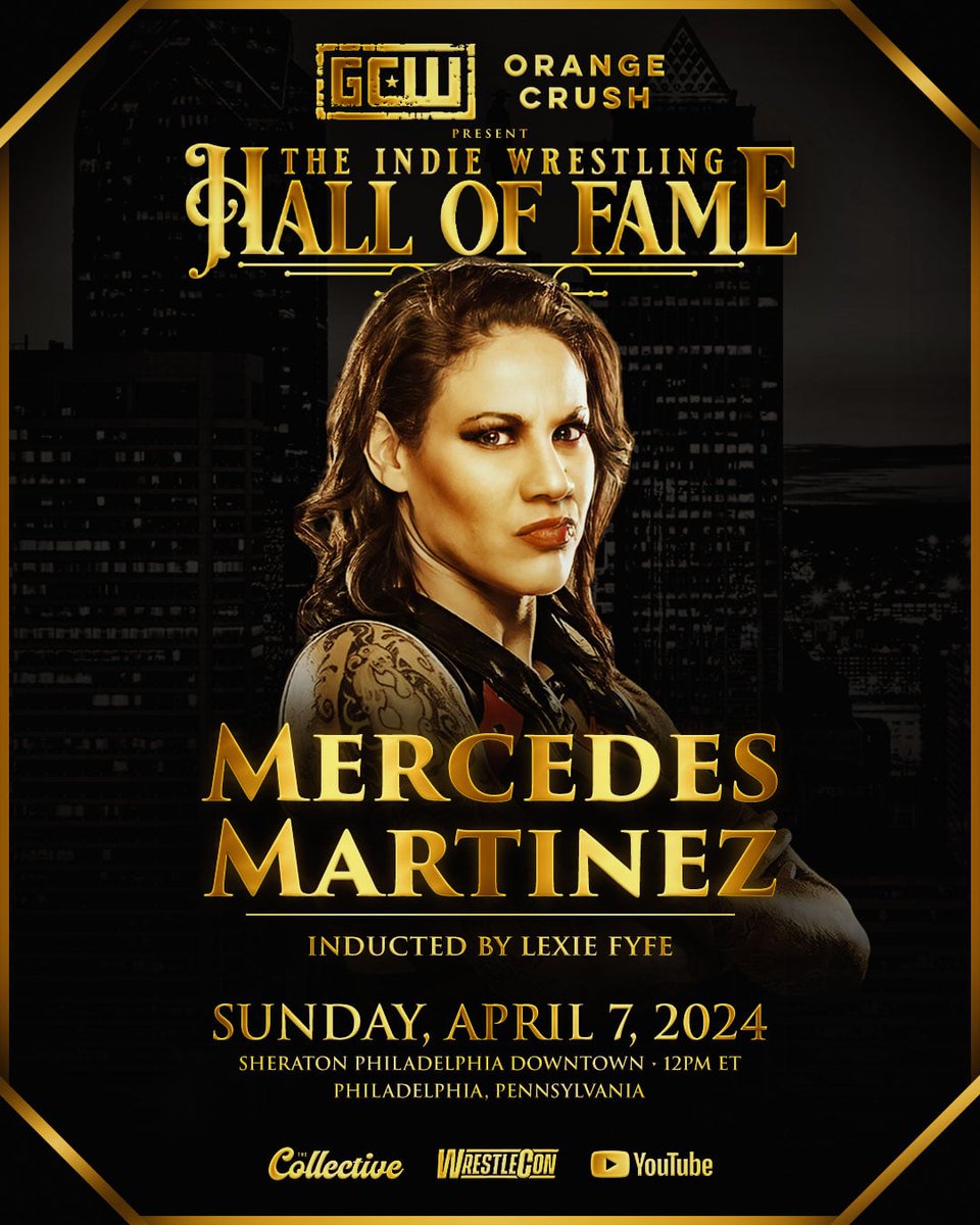 *2024 Indie HoF Update* Inductee #5: MERCEDES MARTINEZ Inducted by: Lexie Fyfe Also Announced: Sabu Steve Corino Trent Acid The Briscoes Kevin Hogan The 2024 #IndieHoF Ceremony takes place on Sunday 4/7 at Noon and streams LIVE & FREE on Youtube! Tix: IndieHoF24.eventbrite.com