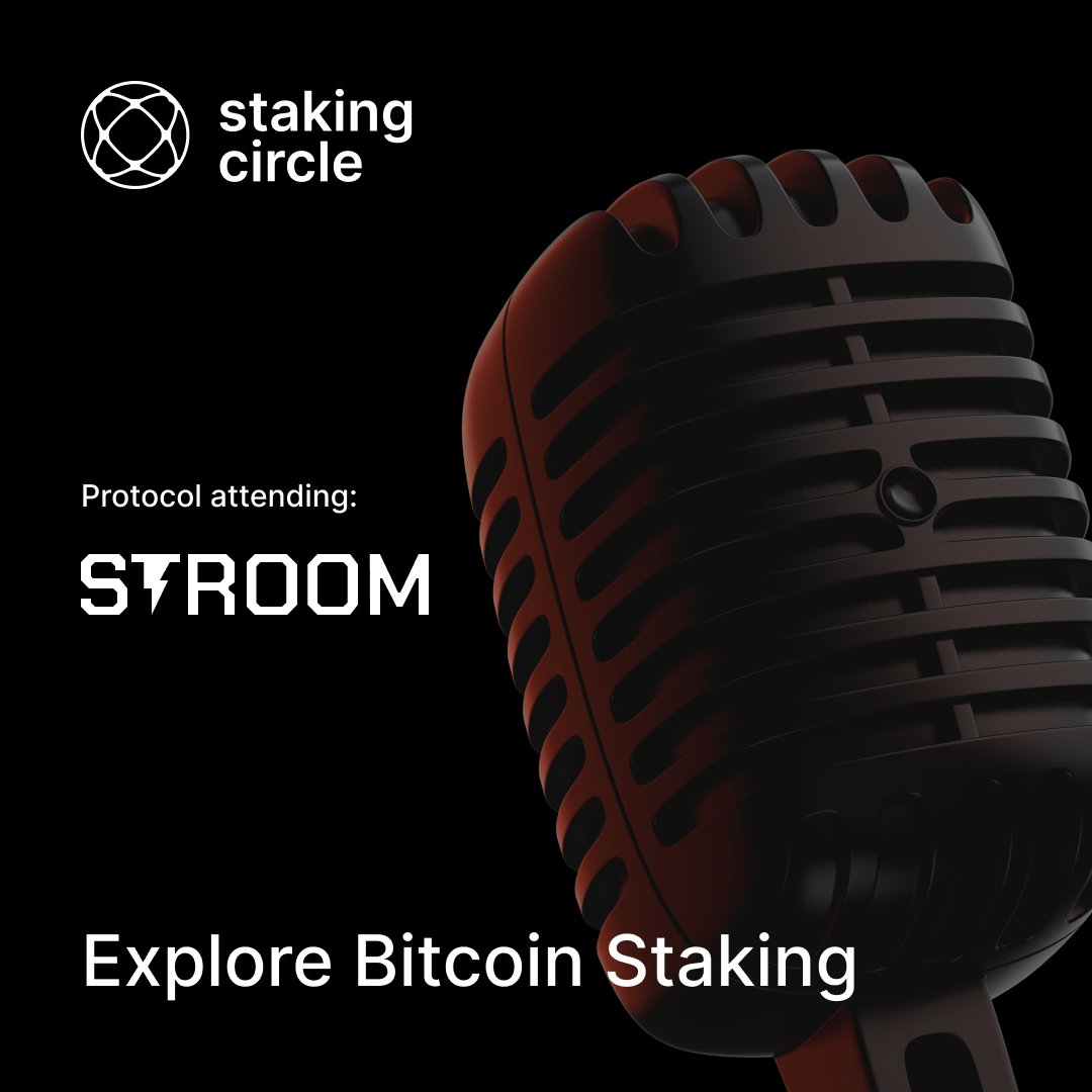 🎙️ Join our exclusive Explore Bitcoin Staking this Thursday with @StroomNetwork. 🗓️ Thursday, April 4 ⏰ 2 PM UTC 🔗 twitter.com/i/spaces/1BRJj… Set a reminder now! 🔔