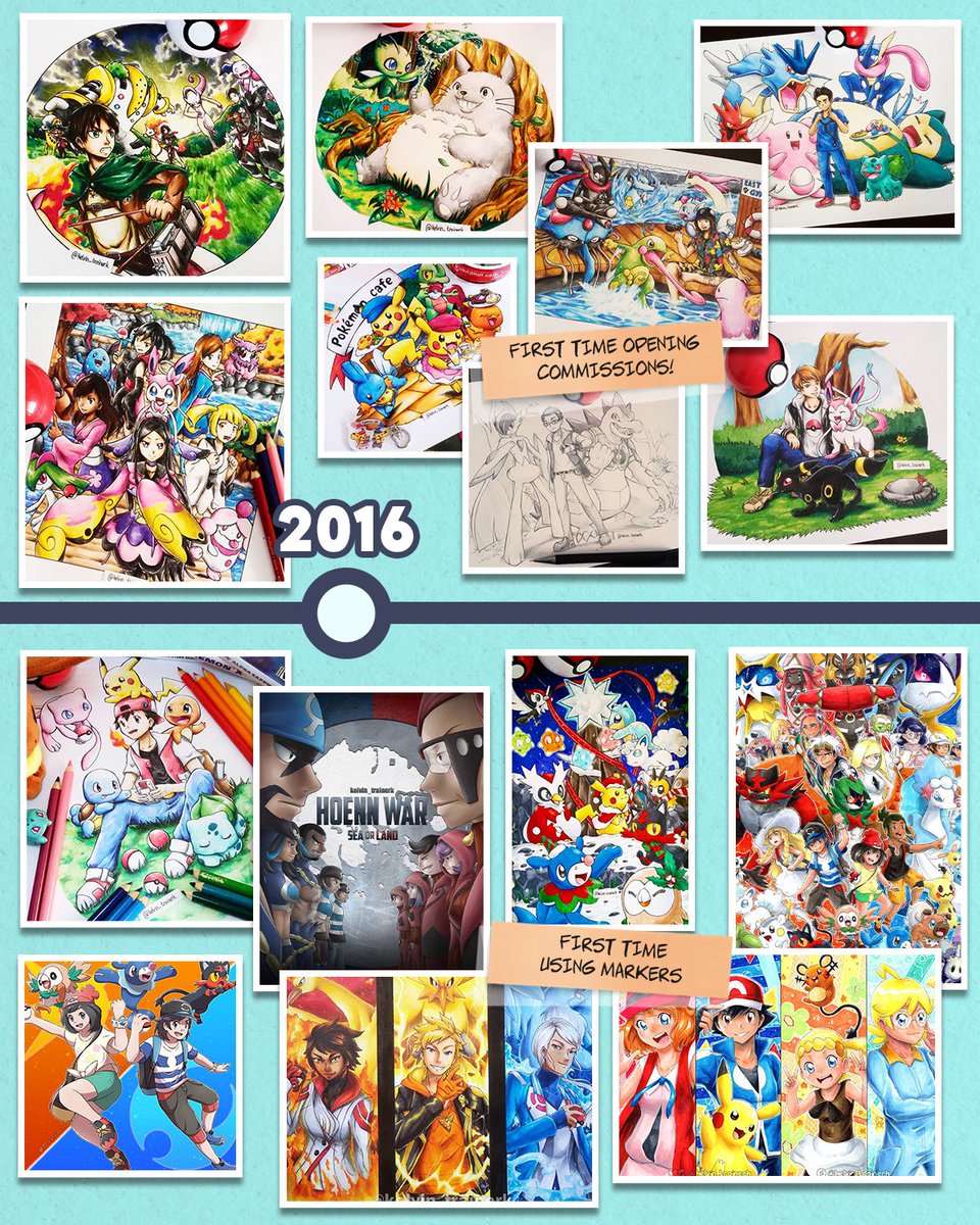 I was only a high school boy who started posting his Pokemon artworks for fun. Who could have guessed that it would lead him to doing this full time? 🤯
(2/4)