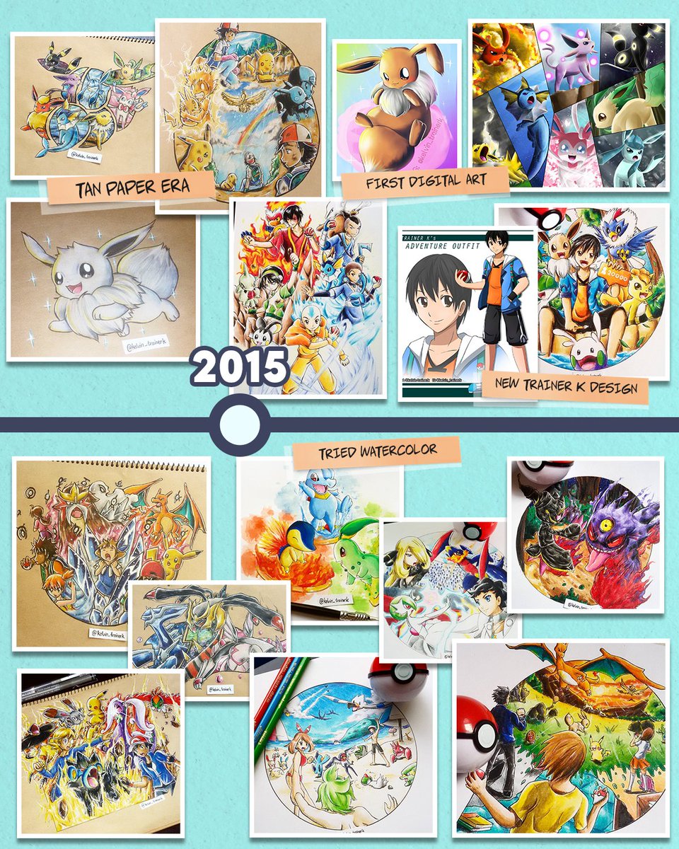 I was only a high school boy who started posting his Pokemon artworks for fun. Who could have guessed that it would lead him to doing this full time? 🤯
(2/4)