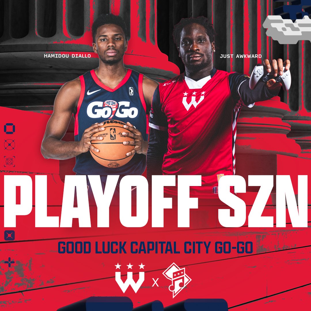 Sending all the good vibes to the @CapitalCityGoGo as they kick off @nbagleague Playoffs TONIGHT! Let's gooooo fam! 🏀🥁🙌