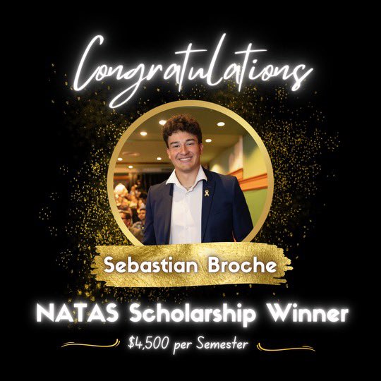 🎉 Congrats to Sebastian Broche on the $4,500/semester scholarship from the National Academy of Television Arts & Sciences! A proud moment for CCHS! 🌟 #CCHSAchievement #FutureStar #CPride #LaFamilia #Adelante 📺🏆